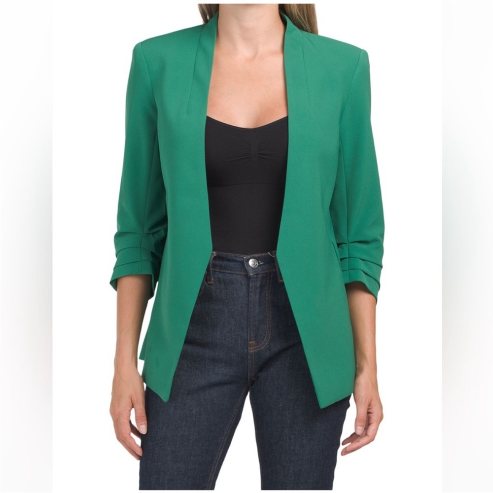 Rachel Zoe green blazer - power blazer